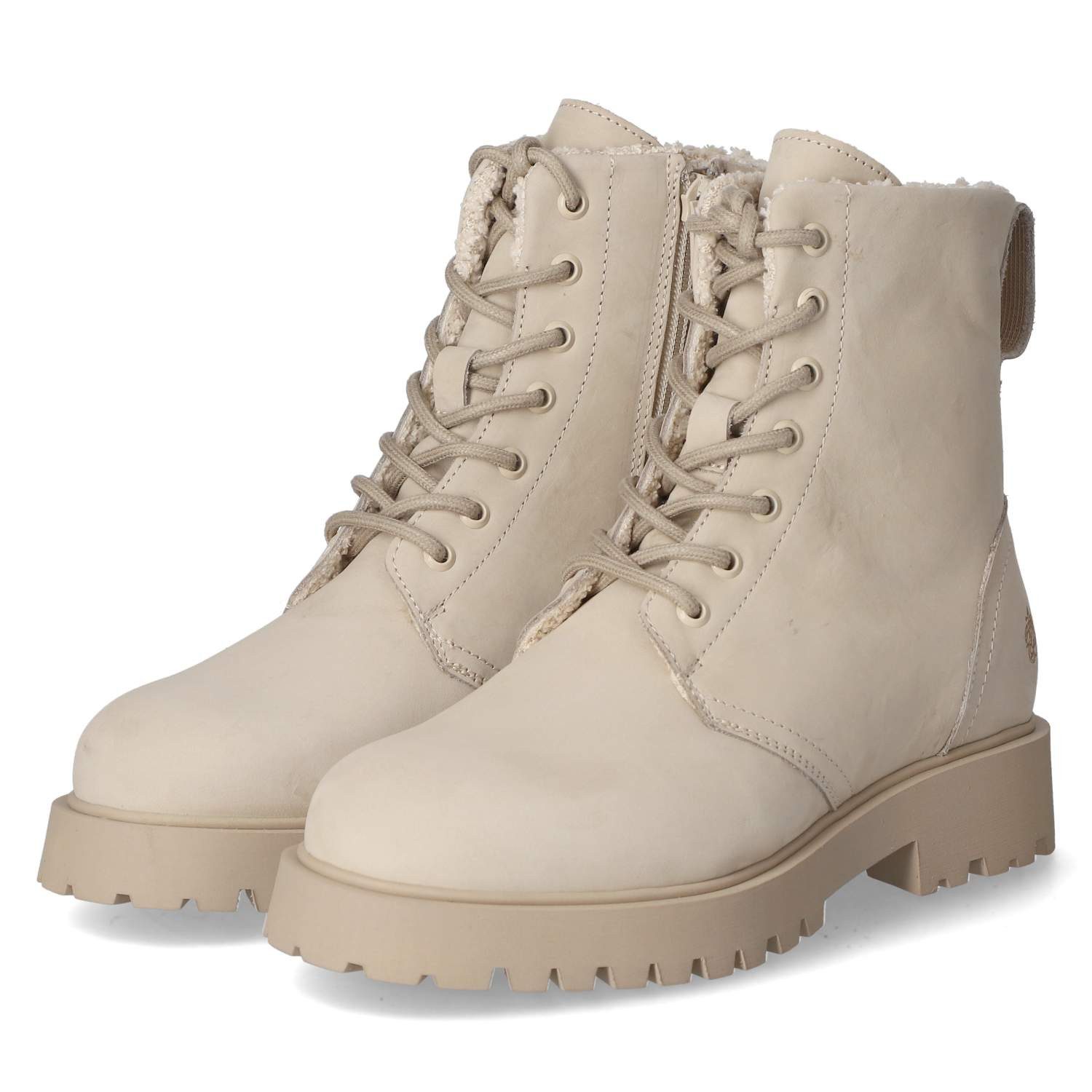 Apple of Eden Apple of Eden GENEVE 28 Damen Rauleder taupe Winterstiefel