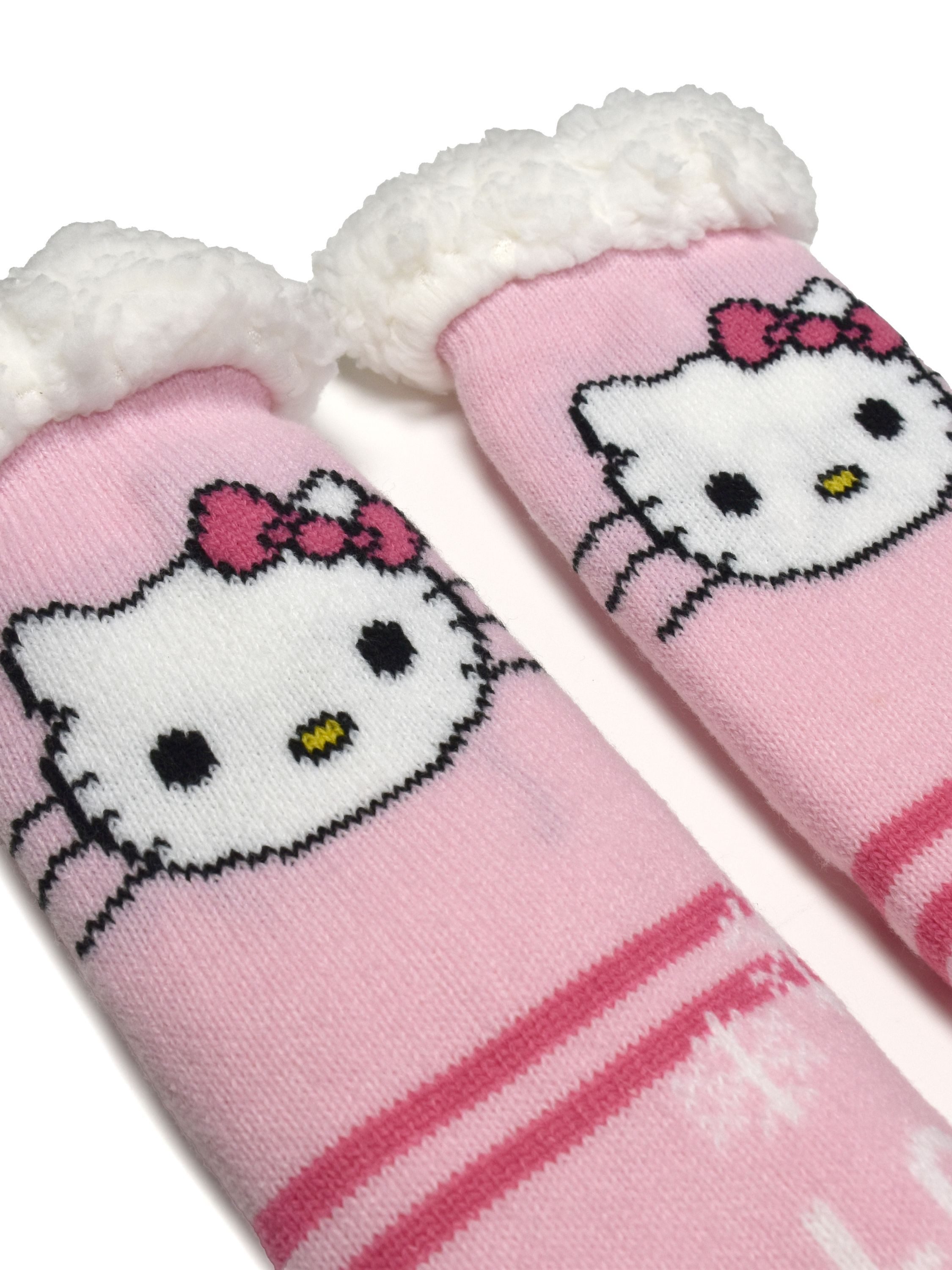 United Labels® Haussocken Hello Kitty Hüttensocken Haussocken Kuschelsocken Socken