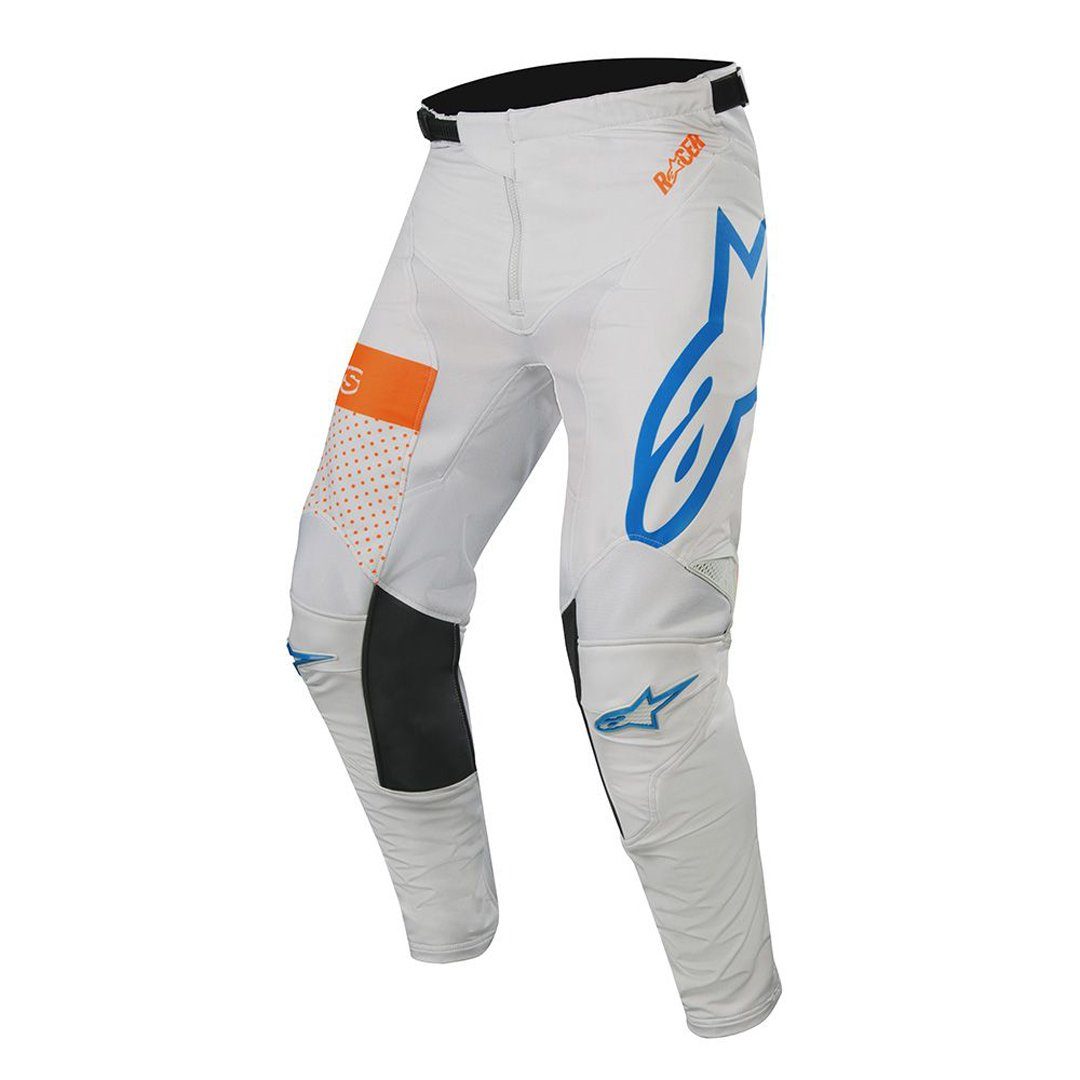 Alpinestars Motorradhose Racer Tech Atomic Motocross Hose White/Blue