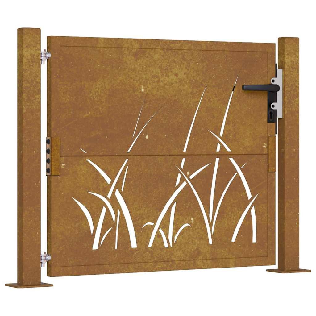 vidaXL Gartentor Gartentor 105x105 cm Cortenstahl günstig online kaufen