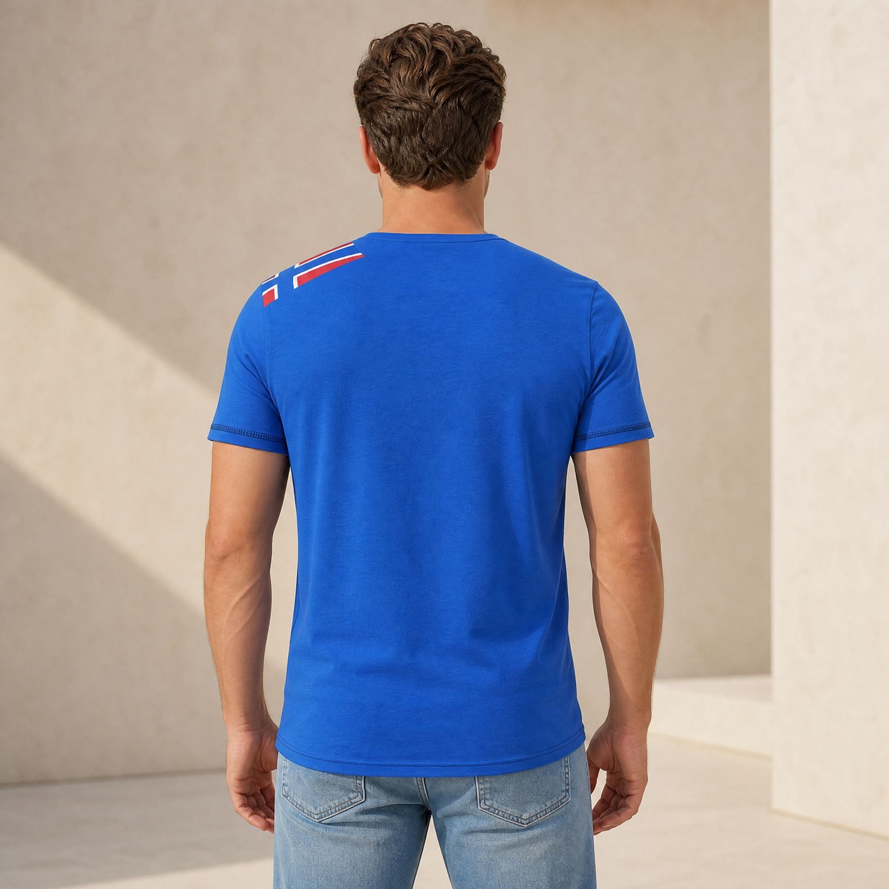 Nebulus T-Shirt READY, P6852 - Herren, kobalt-schwarz, L