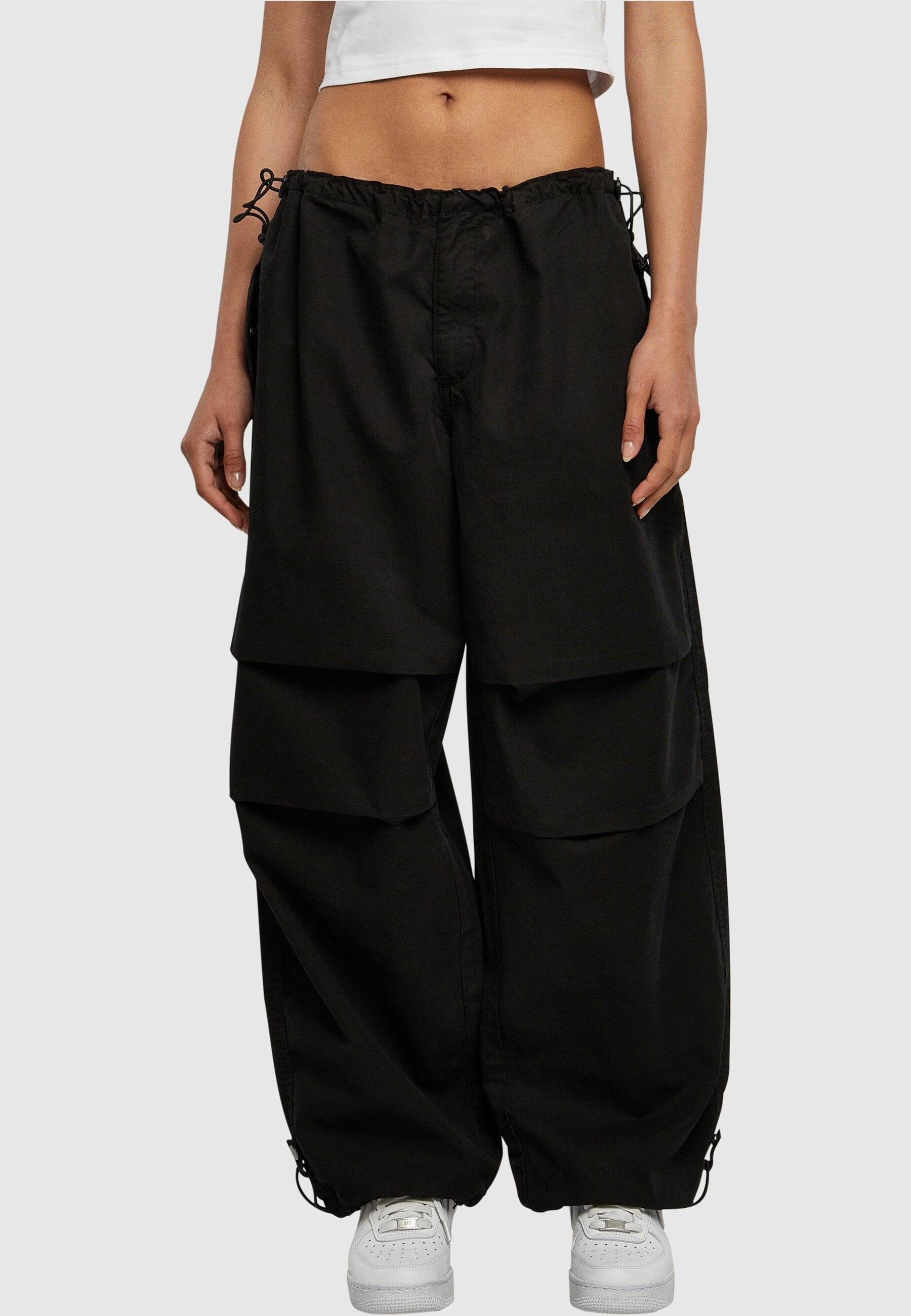 Cotton Pants CLASSICS Jerseyhose (1-tlg) black Parachute URBAN Ladies Damen