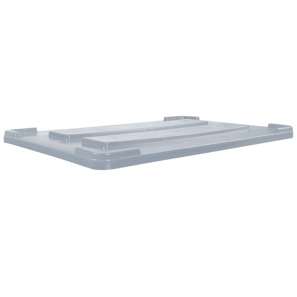 BRB-Lagertechnik Dekopalette Stapeldeckel für Поддоныbox mit Außenrippen, LxB 1170x800 mm, Einfache Handhabung und optimaler Sitz
