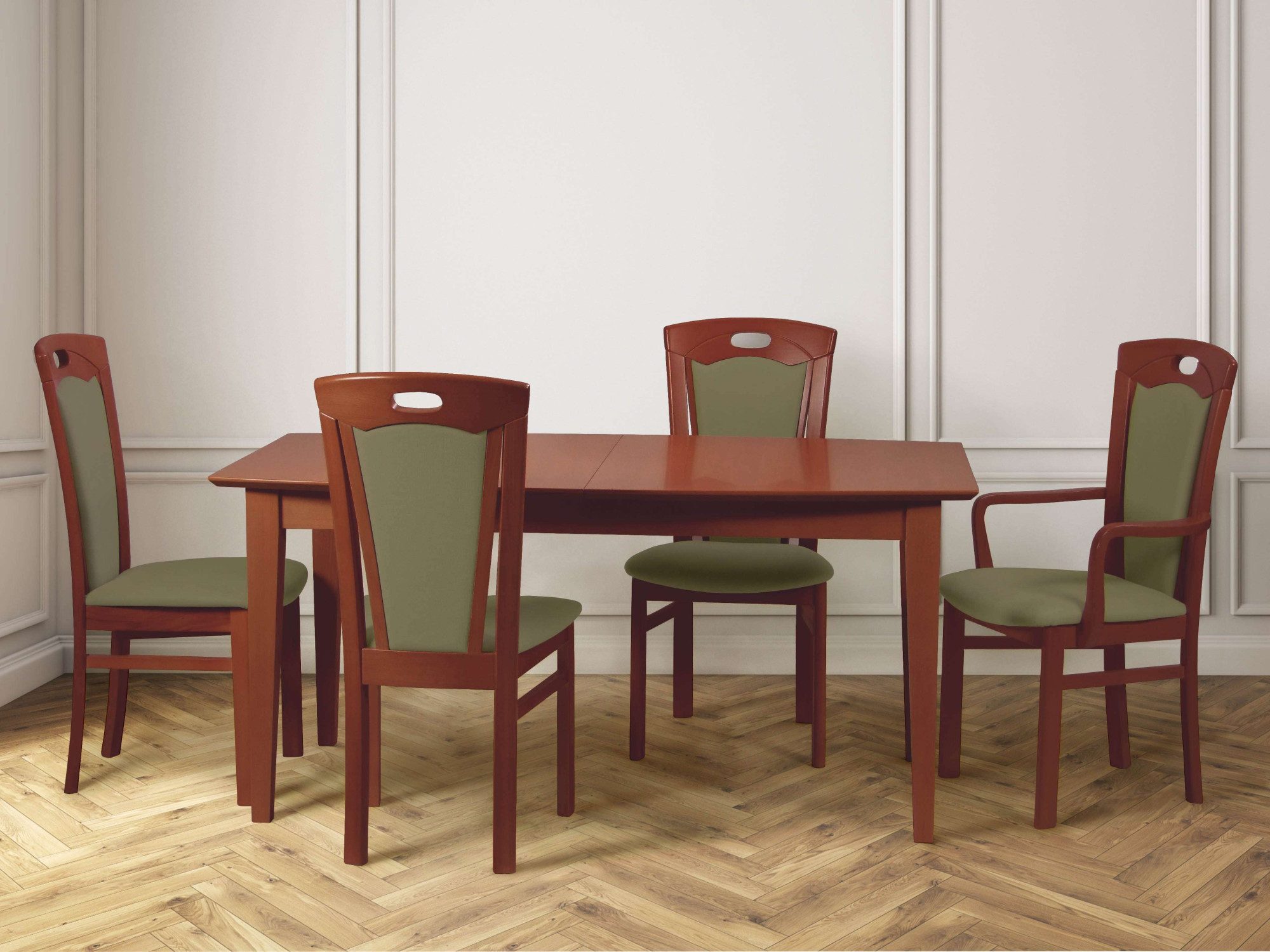 Home affaire Esszimmerstuhl "FERDI Made in Italy, Massivholz", (Set), 2 St. günstig online kaufen