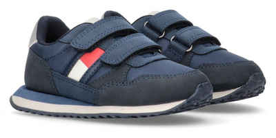 Tommy Hilfiger FLAG LOW CUT VELCRO SNEAKER Sneaker mit großer Logoapplikation, Freizeitschuh, Halbschuh, Schnürschuh