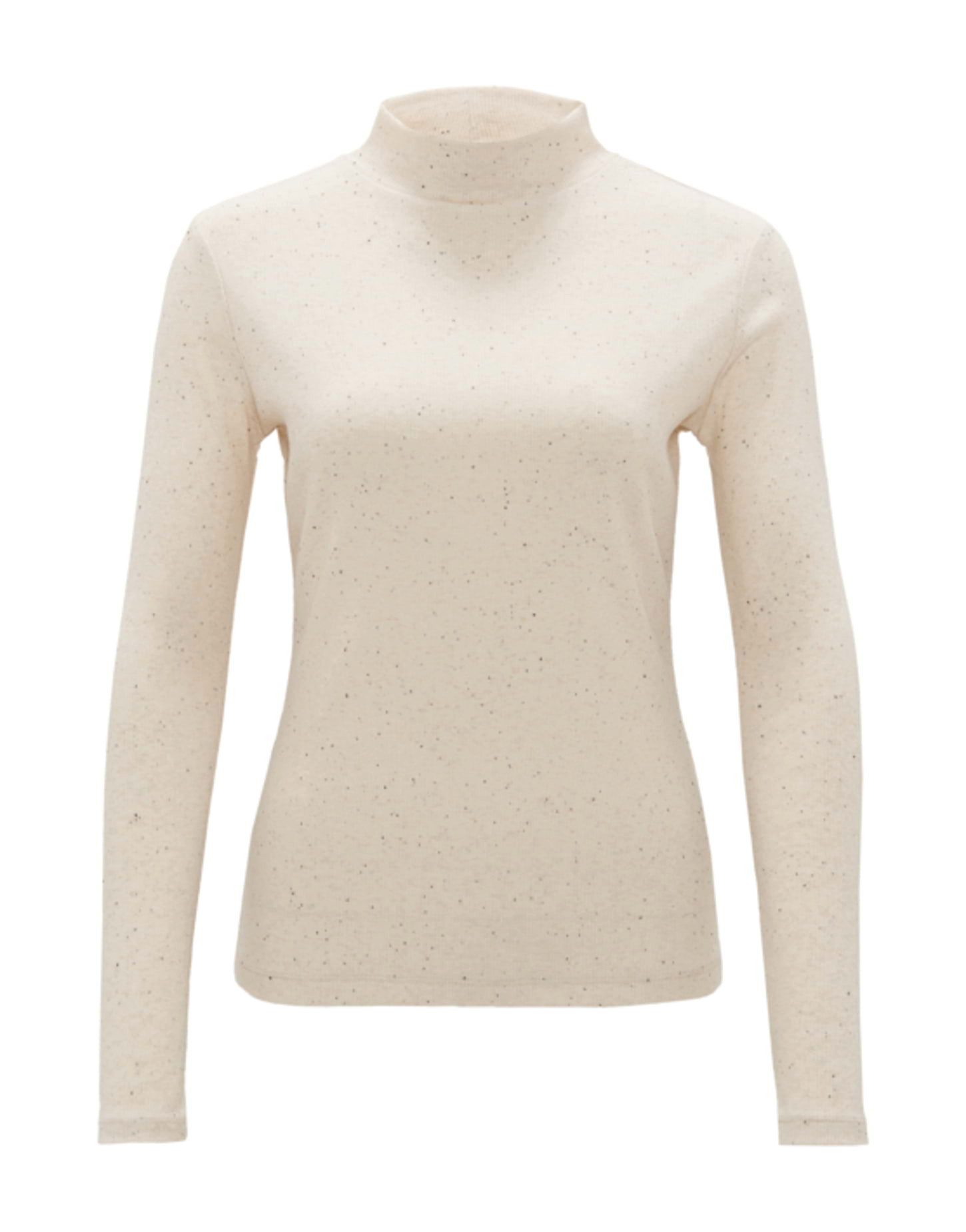 Langarmshirt Rippshirt SUHANNA Slim aus elastischem Jersey