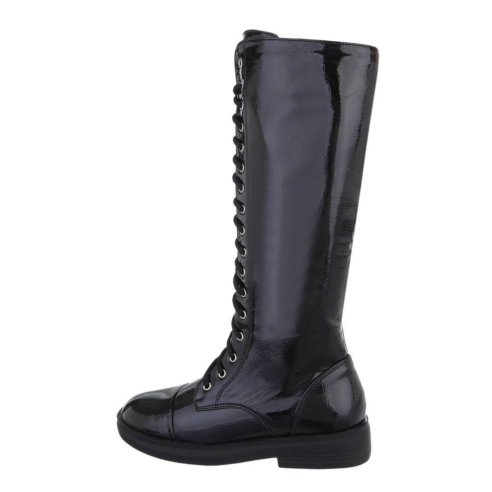 Ital-Design Damen Schnürschuhe Freizeit Schnürstiefel (78953767) Blockabsat günstig online kaufen