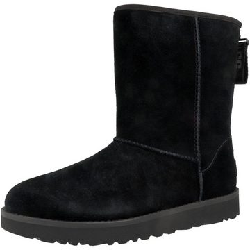 UGG Classic Short Logo Zip Damen Winterboots