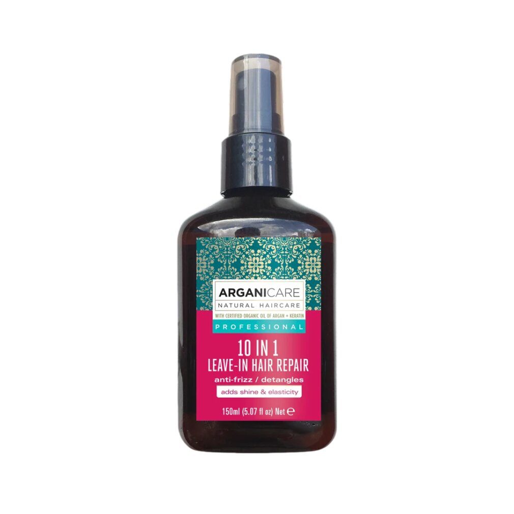 Arganicare Haarpflege-Set, 10-in-1-Haarspray mit Keratin, entwirrend und gegen Frizz