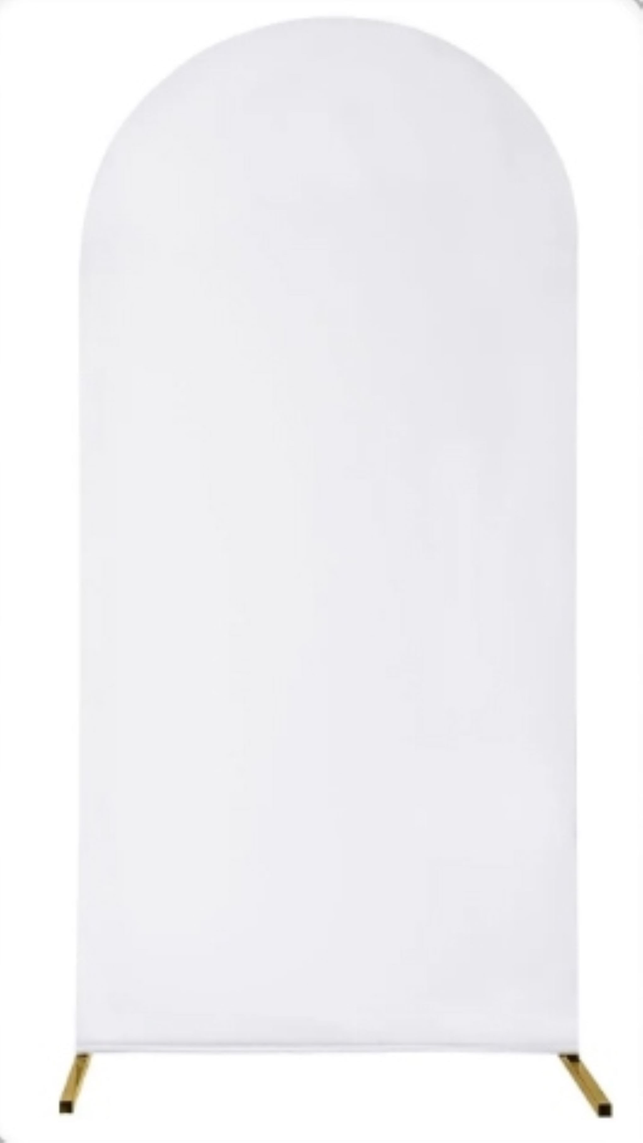 Festivalartikel Hussen-Set Weiße Husse für Hochzeitsbogen 200x100 cm, weich, elegant, waschbar