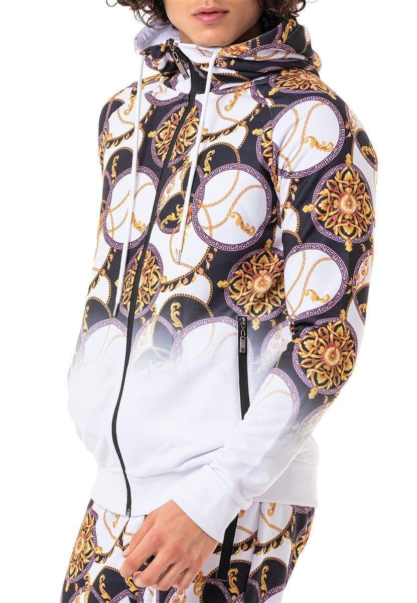 RedBridge Kapuzensweatjacke im extravaganten Design - Statement-Piece für M günstig online kaufen