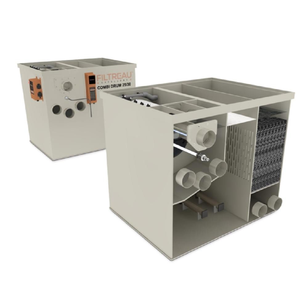 Filtreau Teichfilter Filtreau Combi Drum 25/30 Schwerkraft Excellence Line- Trommelfilter