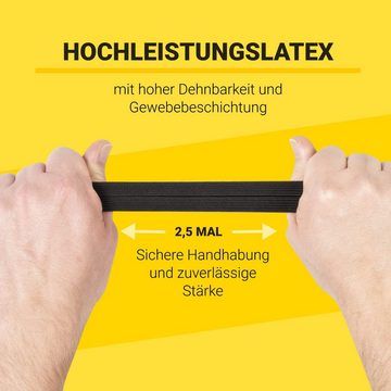 PRETEX Wandhaken 2er Pack Gummispanner mit Haken - Sicherung der Ladung - Schwarz, 2er Set Spanngummis mit Haken - Ladungssicherung - Schwarz