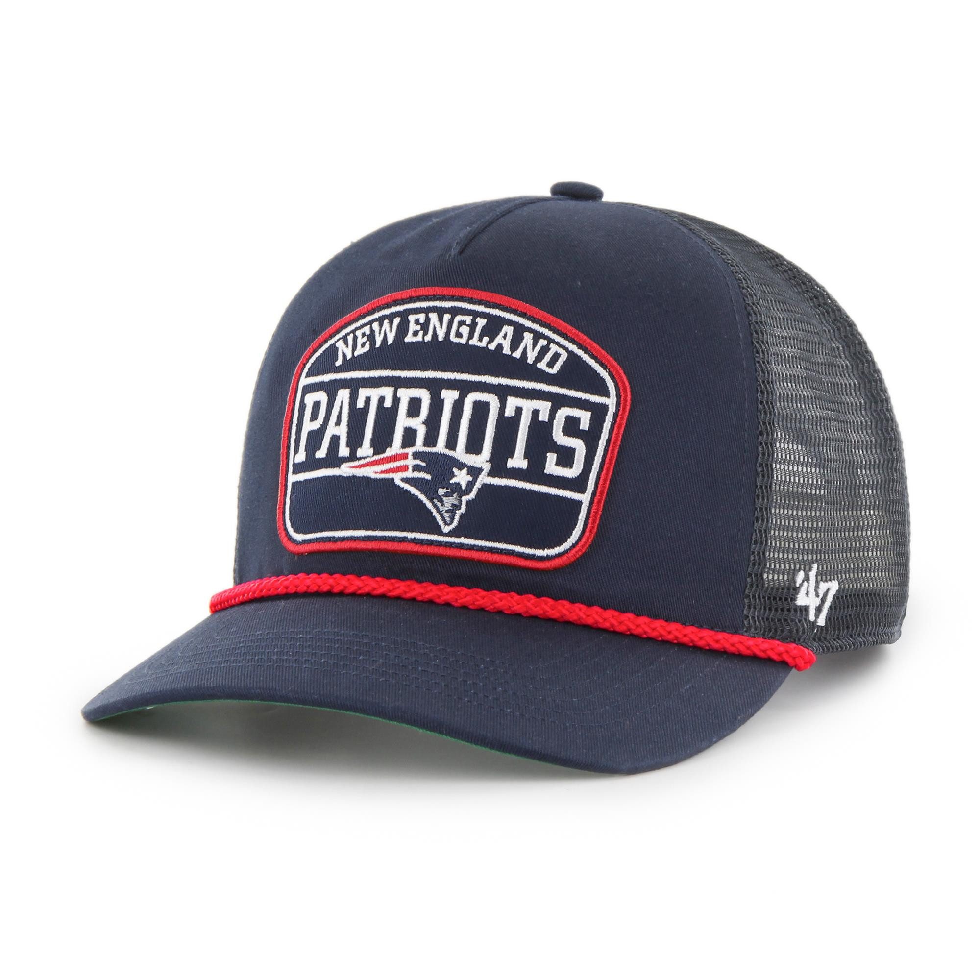 Snapback Cap '47 Brand NFL Cap NEW ENGLAND PATRIOTS Hone '47 HITCH RF Navy