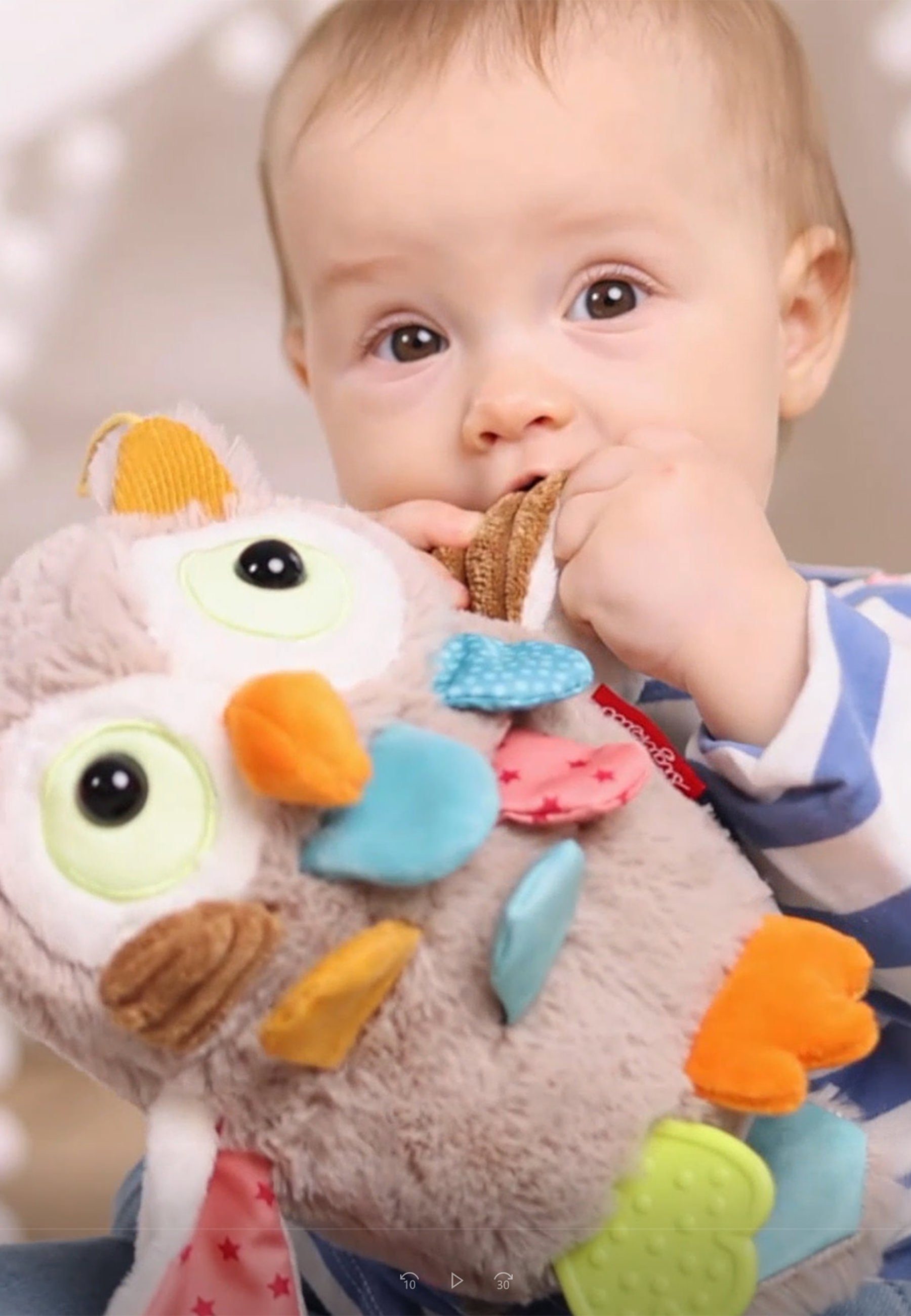 Sigikid Greifspielzeug Spiel-Plüschtier PlayQ für Babys und Kleinkinder (1-tlg)
