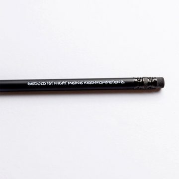 RABUMSEL Bleistift Geduld ist nicht meine Kernkompetenz. - Bleistift, ideal auch als Geschenk