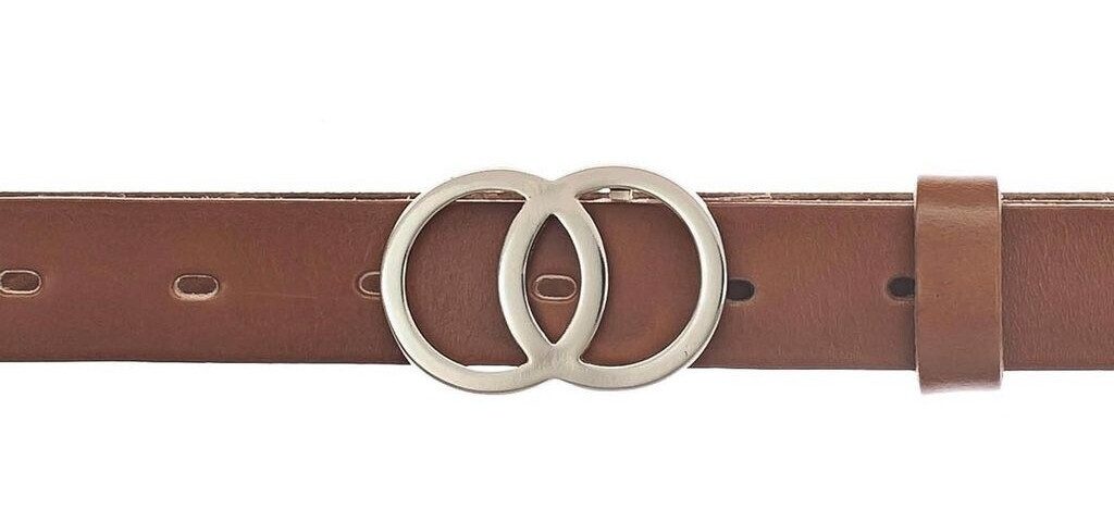 Vanzetti Ledergürtel 40 mm Vollledergürtel - Ledergürtel mit Goldschnalle- Damengürtel