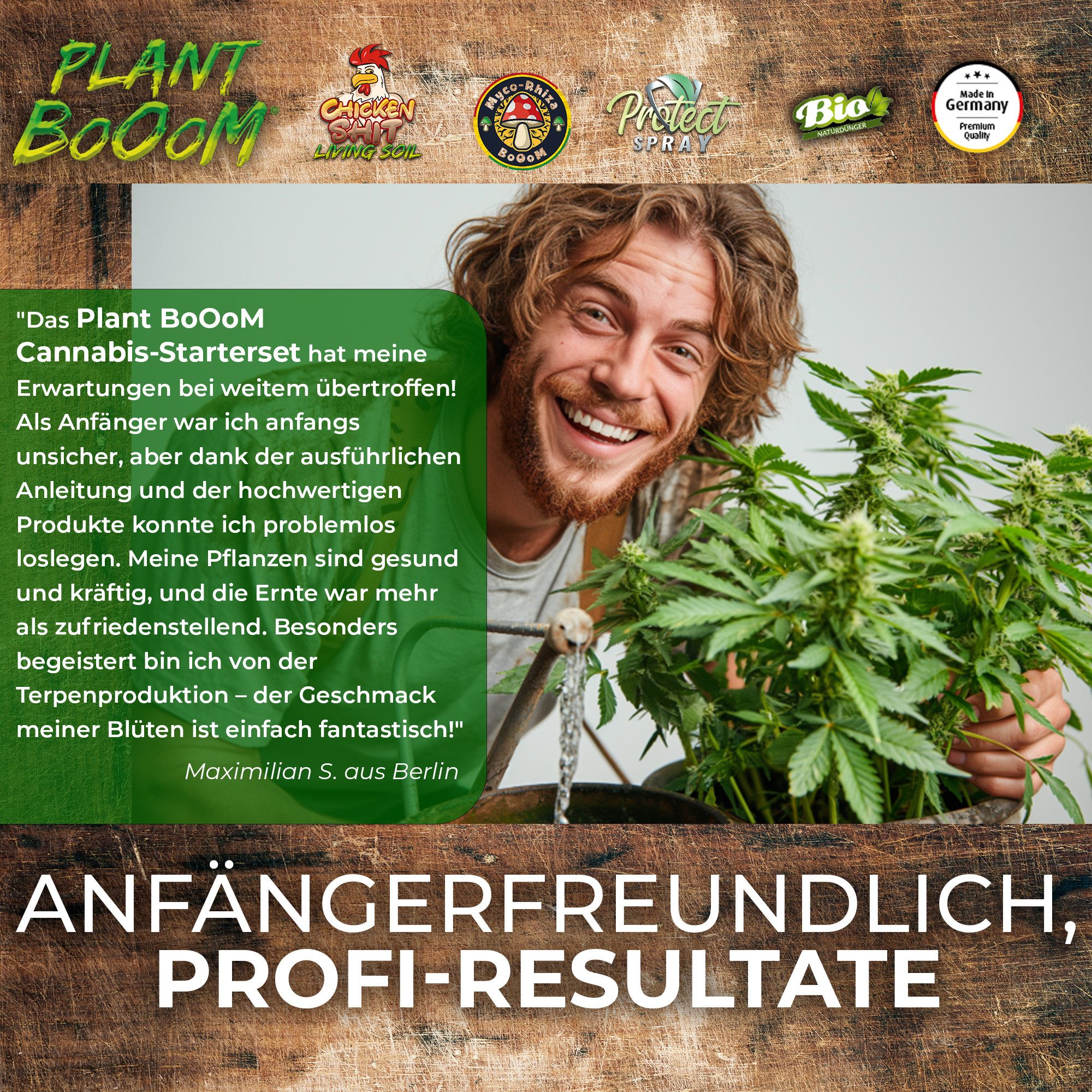 Plant Booom Spezialdünger All In One Cannabis Dünger Starter Set, Set, 1-St., Wurzel-Stärkung Pulver I Pflanzenbooster für mehr Ertrag – Bild 4 von 5