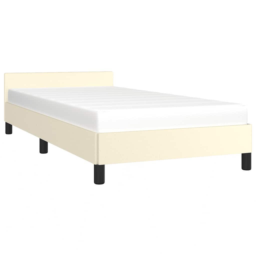 vidaXL Bett Bettgestell mit Kopfteil ohne günstig online kaufen