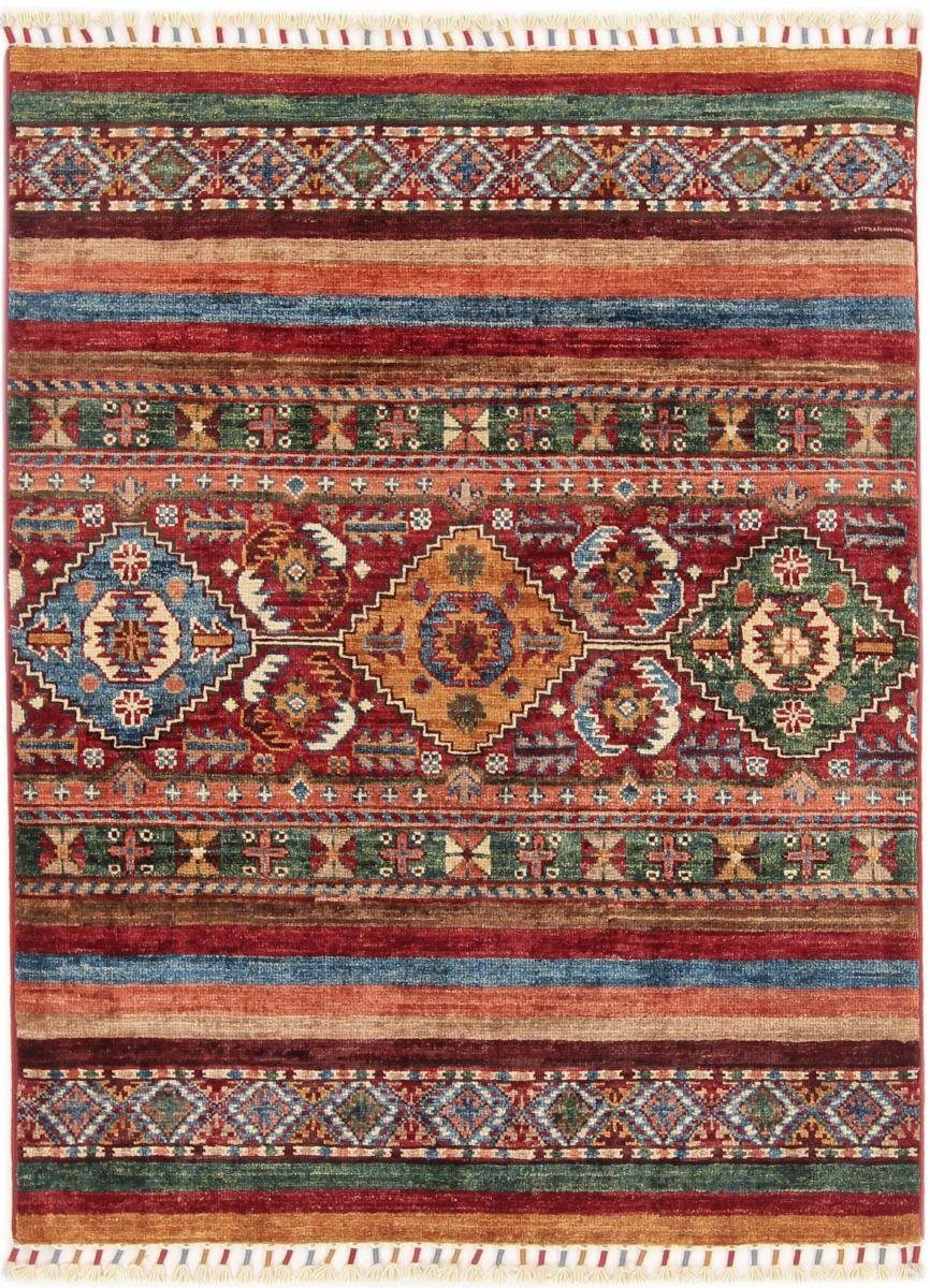 Orientteppich Arijana Shaal 89x117 Handgeknüpfter Orientteppich, Nain Trading, rechteckig, Höhe: 5 mm