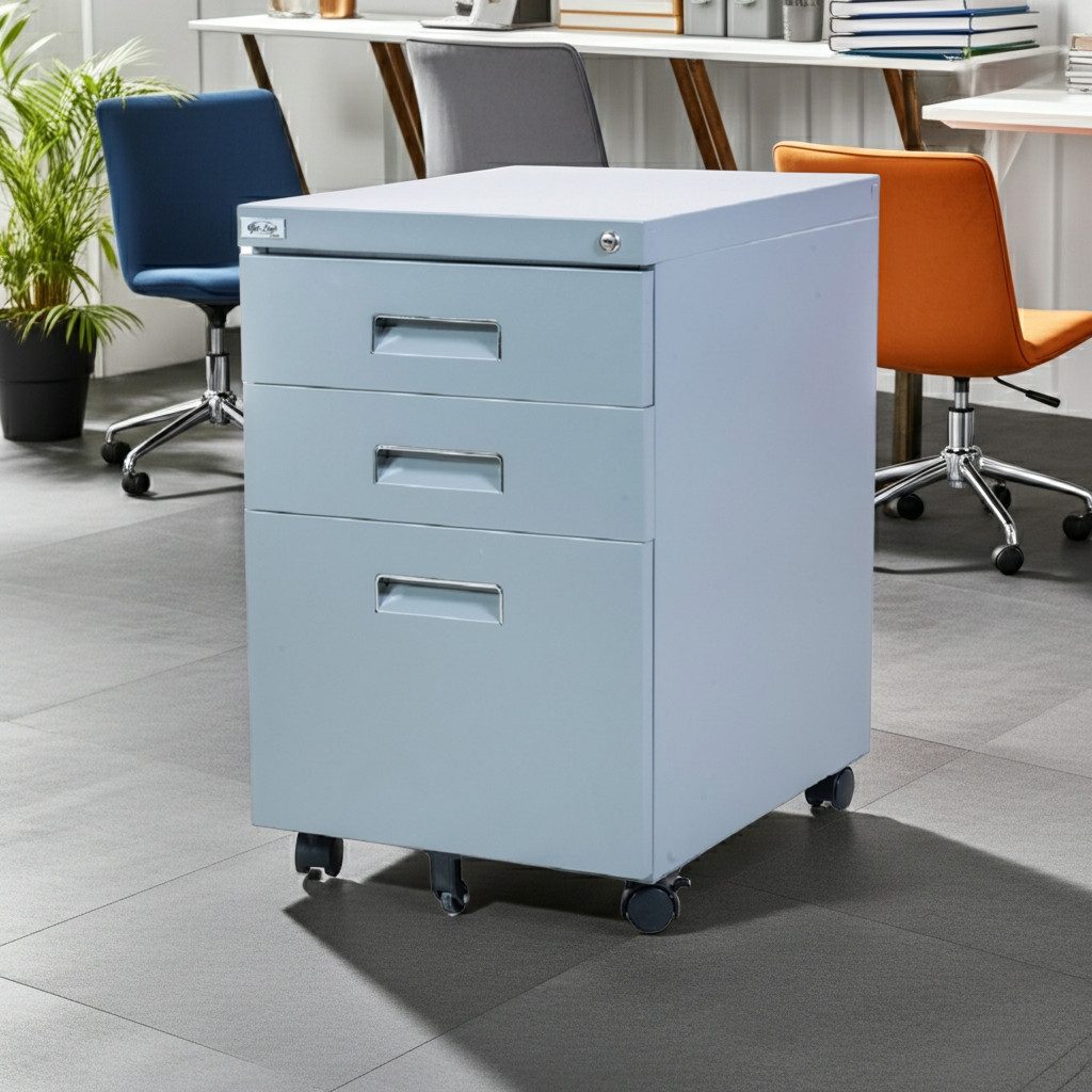 Jet-Line Rollcontainer Büro Rollcontainer 3 Schubladen Hängeregistratur a
