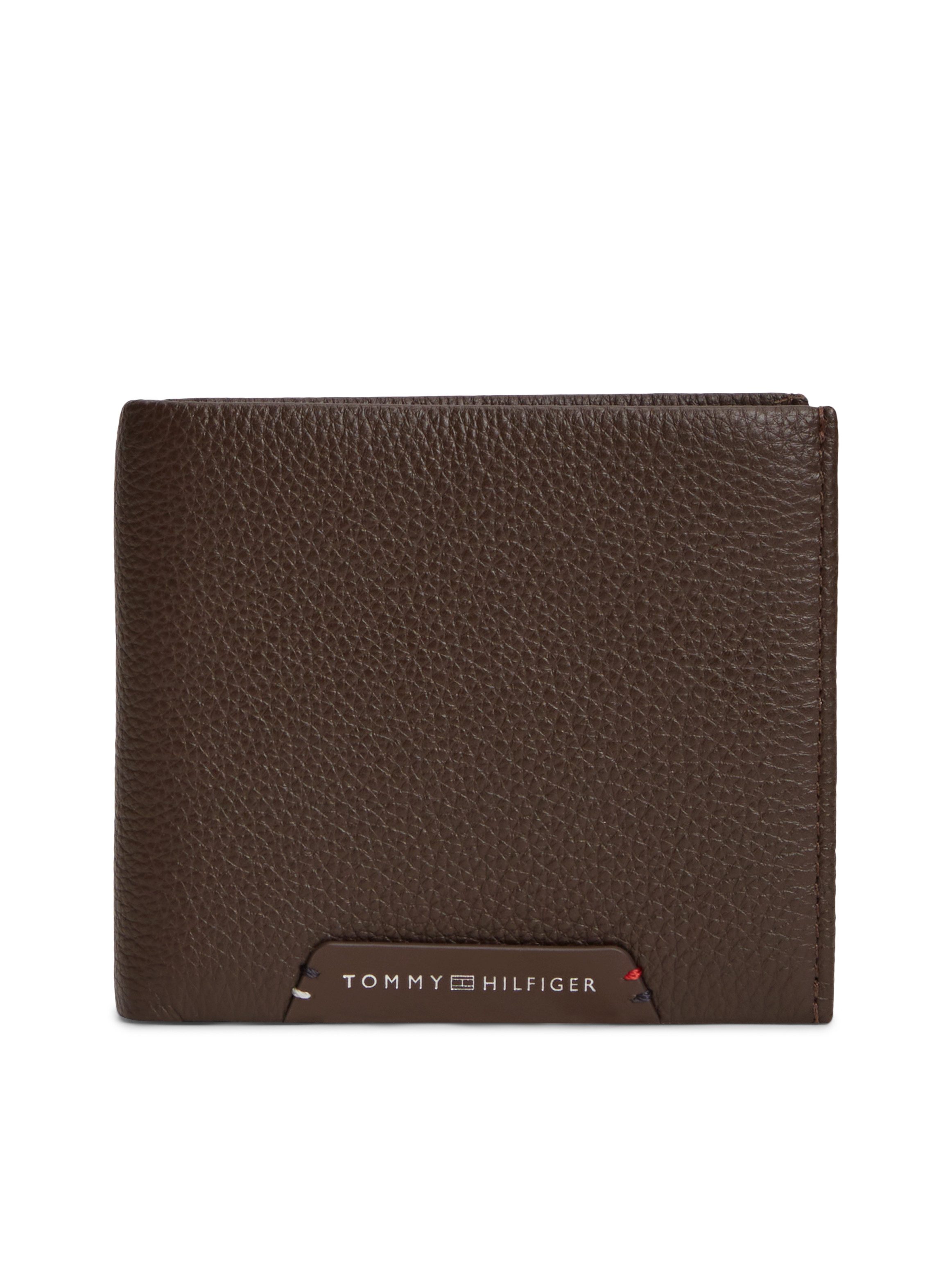 Tommy Hilfiger Geldbörse TH CORP CC FLAP AND COIN, Herren Geldbeutel, Portemonnaie mit Logoschriftzug