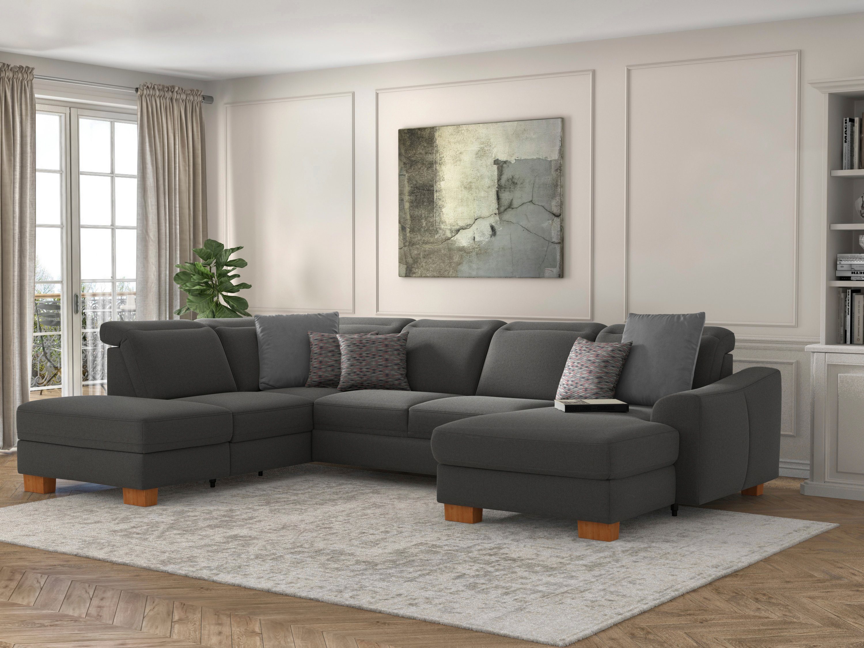 sit&more Wohnlandschaft Dundee U-Form, mit Federkern günstig online kaufen