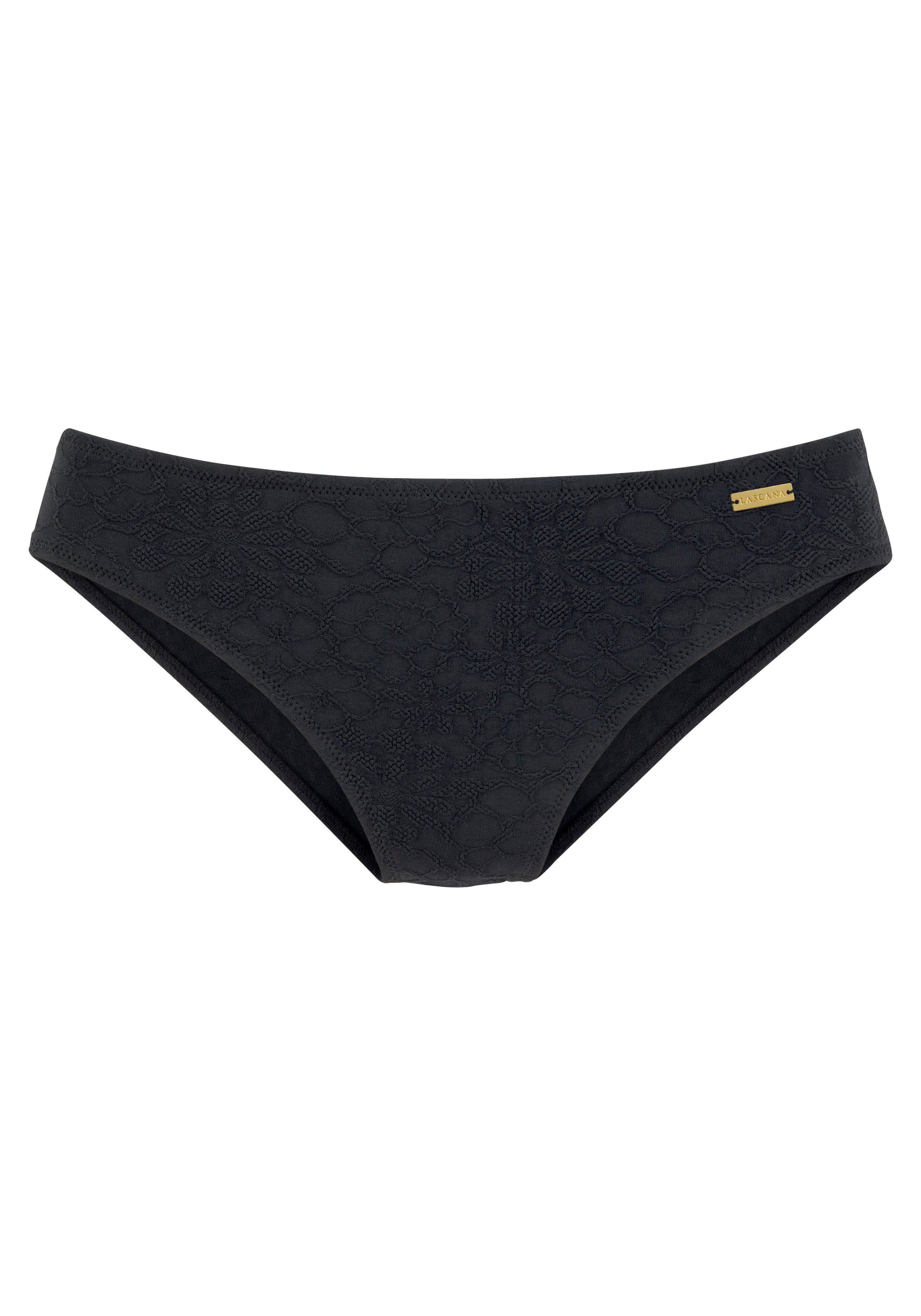 Buffalo Bikini-Hose Bubble mit floralem Strukturmuster günstig online kaufen