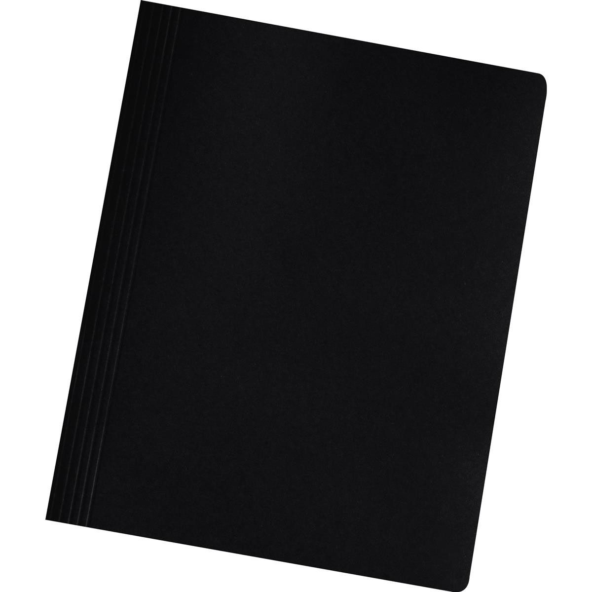 Hefter Falken Schnellhefter 26001240 A4 Karton schwarz