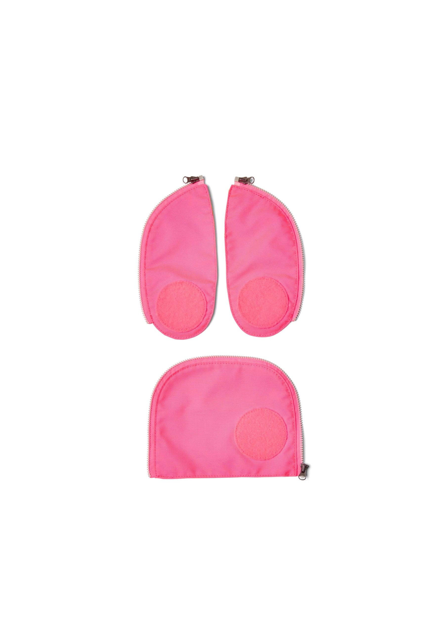 ergobag Schulranzen Fluo Zip Set . (3-tlg), reflektierend