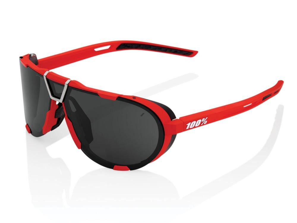100% Sportbrille 100% Westcraft - Mirror Lens unis Soft Tact Red - stylische Performanc