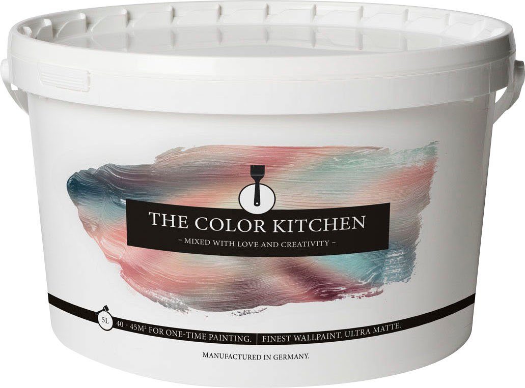 A.S. Création Wand- und Deckenfarbe Seidenmatt Innenfarbe THE COLOR KITCHEN, für Wohnzimmer Schlafzimmer Flur Küche, versch. Grüntöne