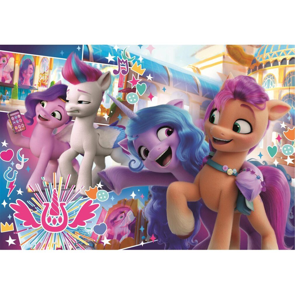 Clementoni® Puzzle CLEMENTONI Puzzle My Little Pony Tanzen MAXI 104 Teile, Puzzleteile