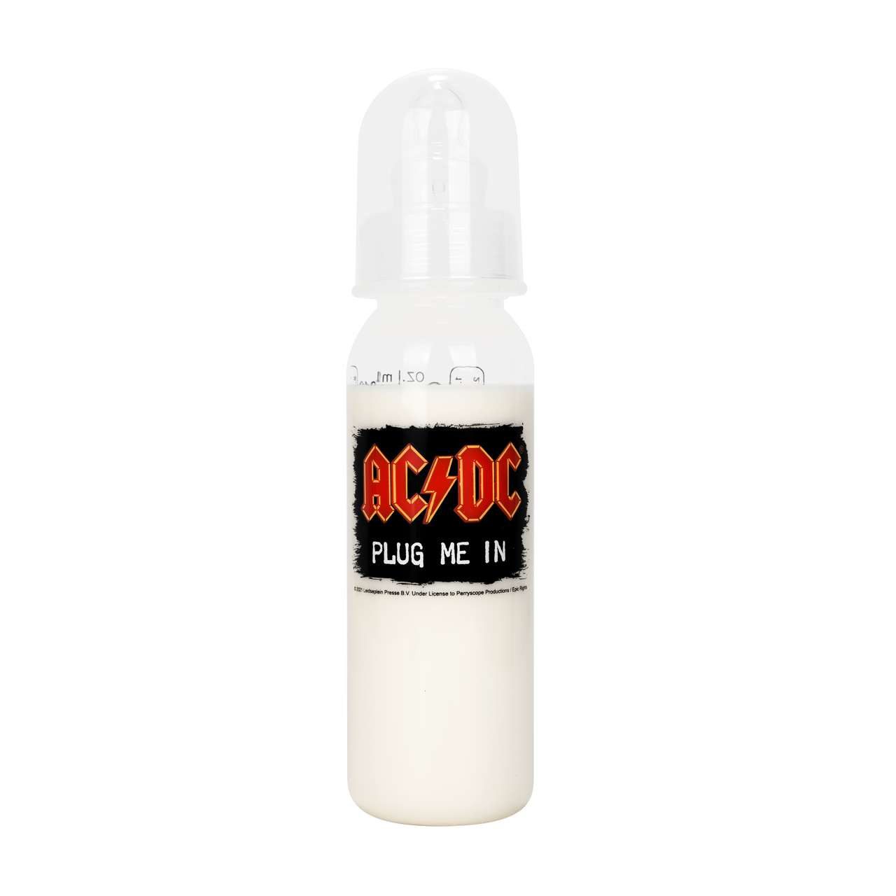 Metal Kids Babyflasche mit AC/DC (Plug Me In) Aufdruck für Babys
