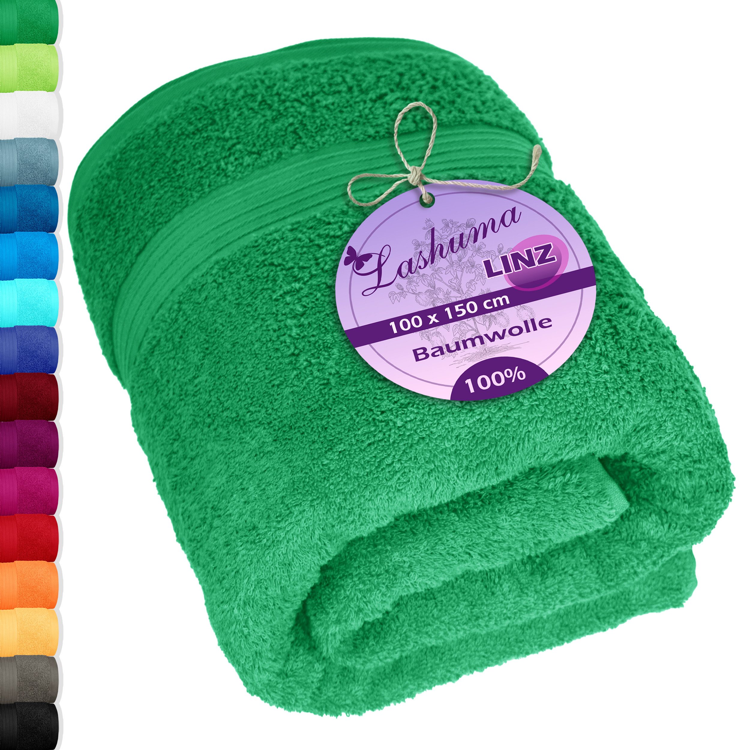 Lashuma Badetuch - Badehandtuch Linz, Frottee (1-St), Handtuch groß 100x150 günstig online kaufen