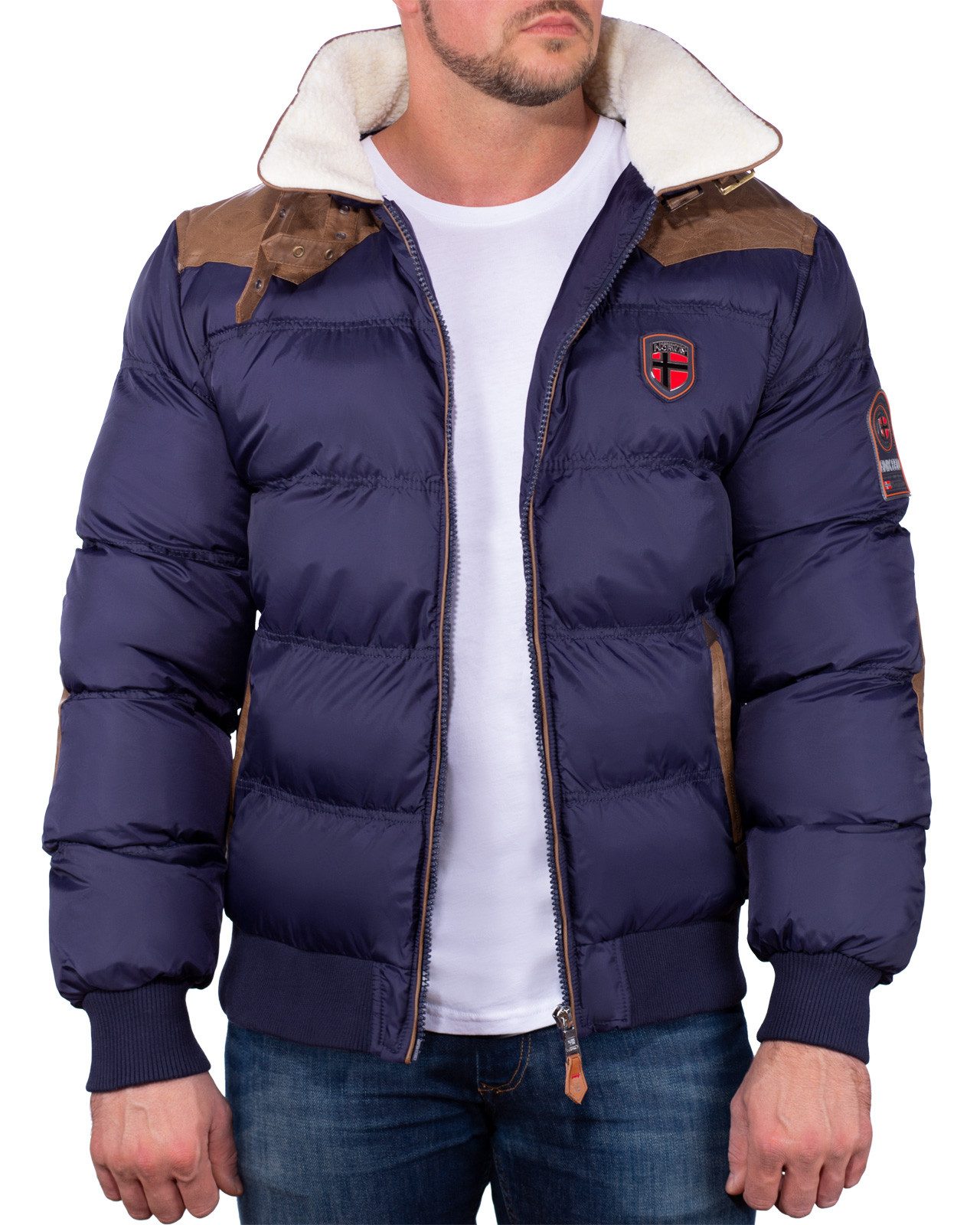 Geographical Norway Winterjacke Herren Regular Fit Outdoor baabramovitch Wind-, wasser- und kälteabweisend, ideal für kalte Wintertage – Bild 5 von 5