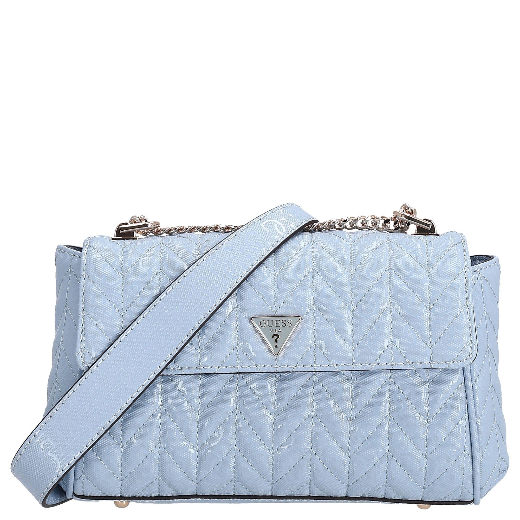 Guess Umhängetasche Stacey - Umhängetasche 25 cm (light blue)
