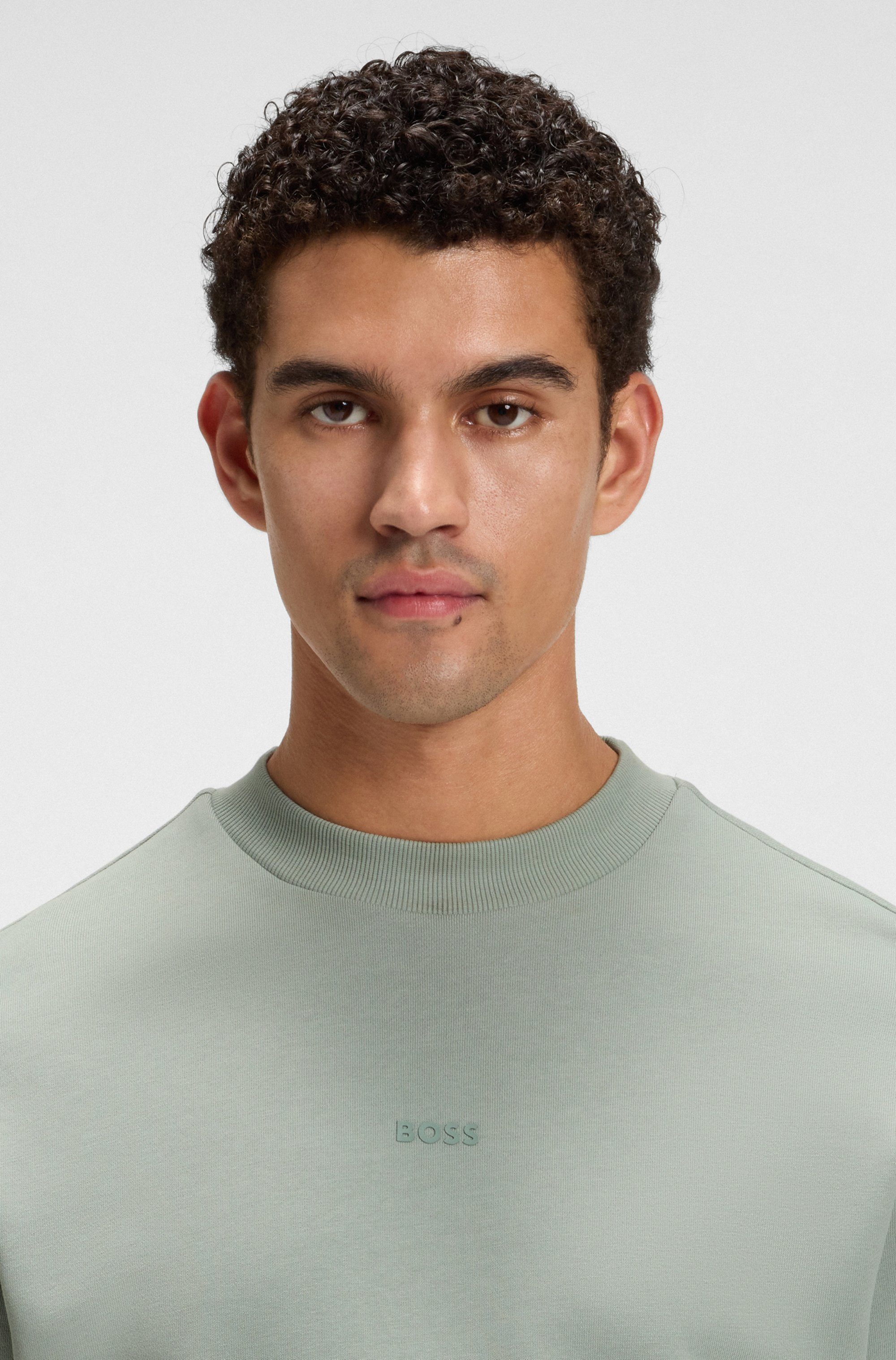 BOSS ORANGE Sweatshirt WeSmallcrew mit Logo auf der Brust günstig online kaufen