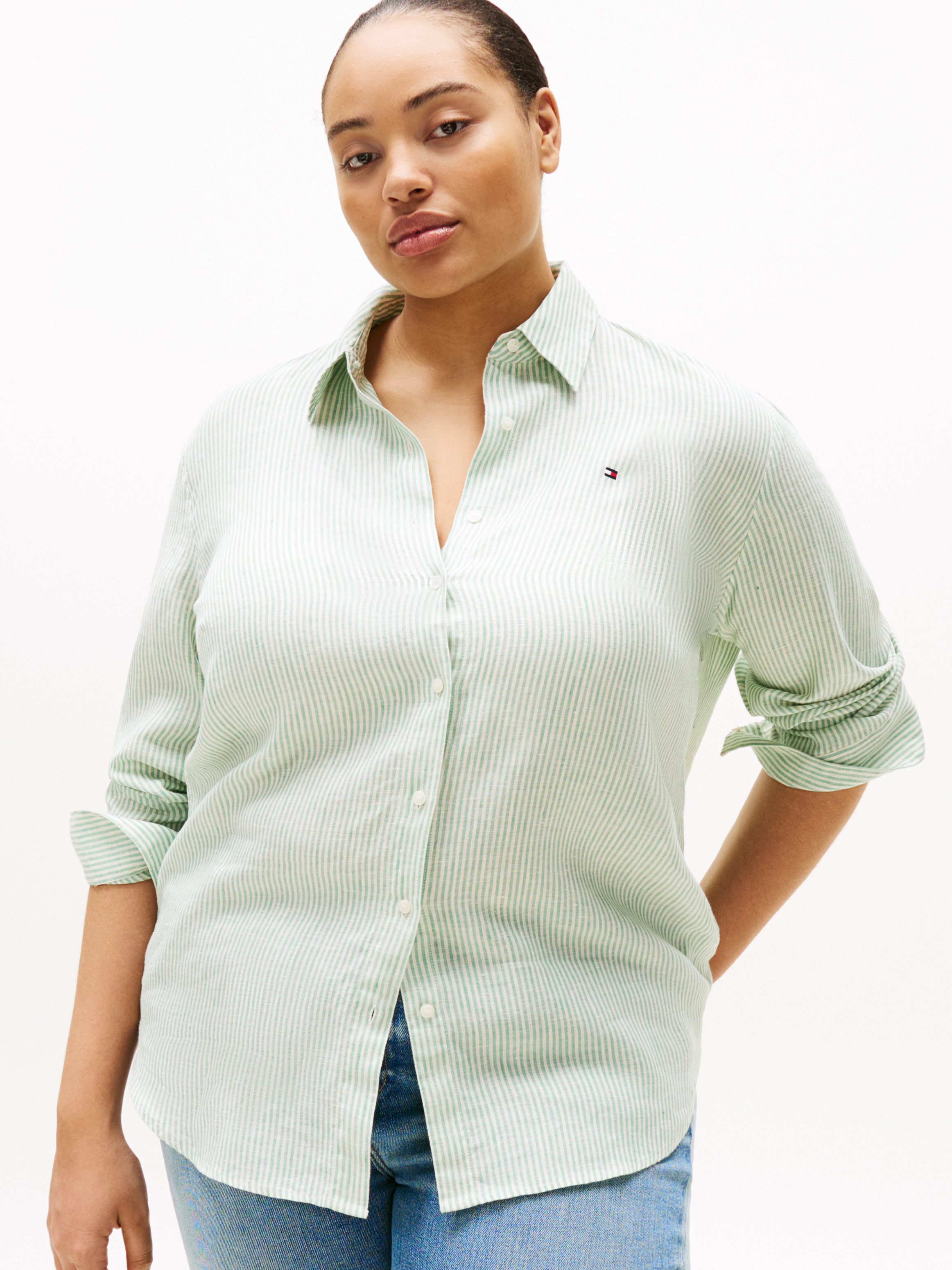 Hemdbluse CRV ESS LINEN RELAXED SHIRT