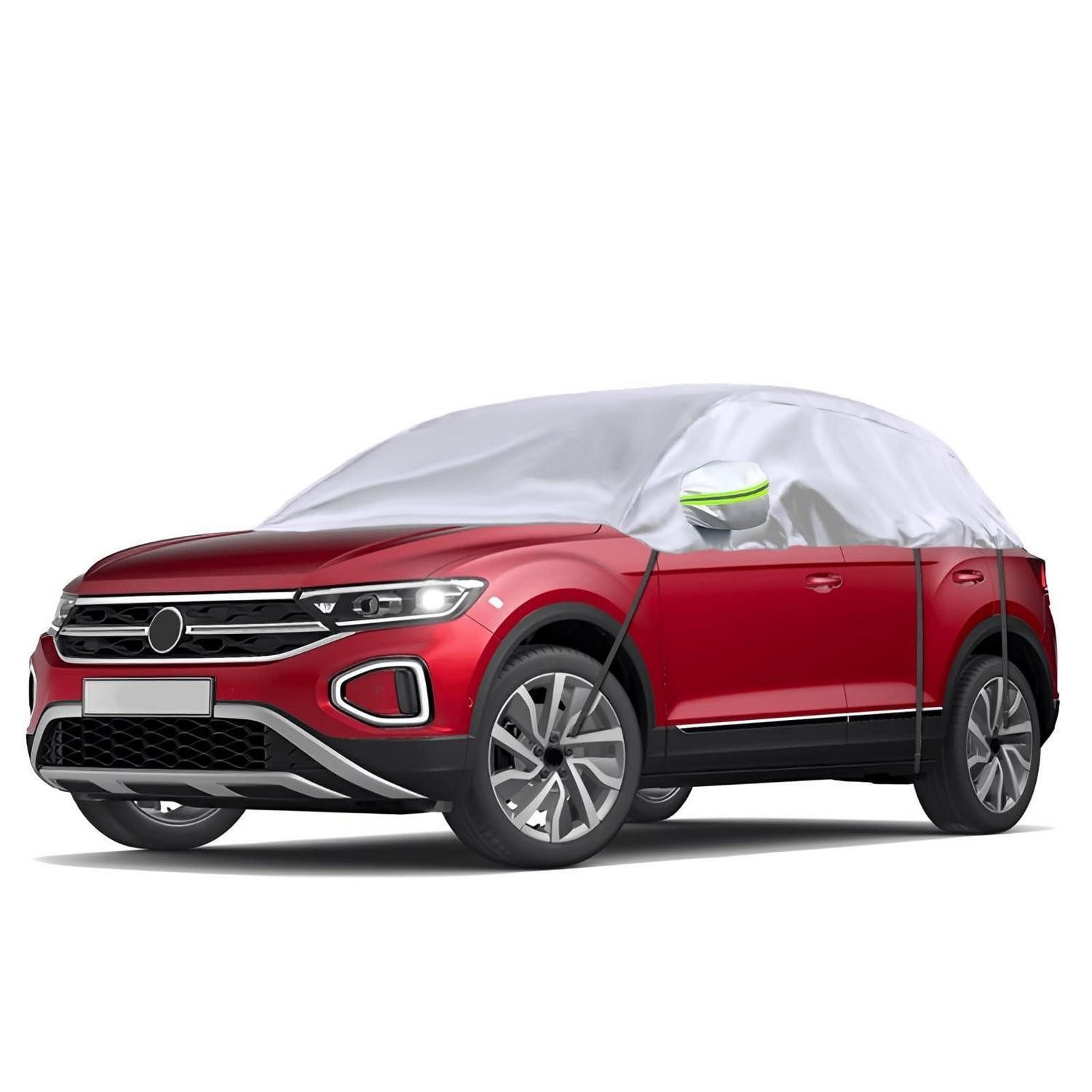LuxusKollektion Autoplane Halbgarage Softtop Silber Geeignet für 2017-2023 VW T-Roc