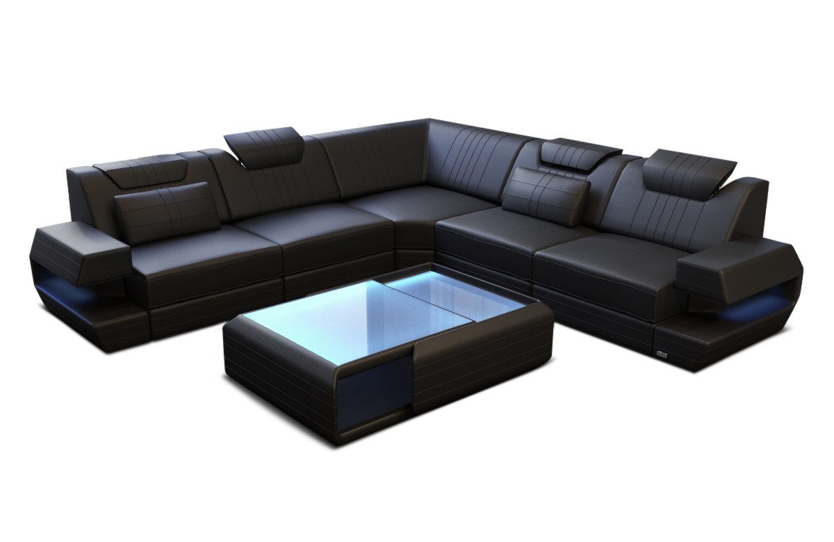 Sofa Dreams Ecksofa Ledercouch Sofa Leder günstig online kaufen