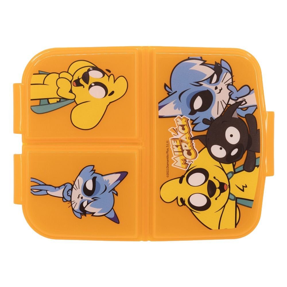 Stor Lunchbox Brotdose 3 getrennte Fächer Mikecrack Lunch to Go Vesper Dose