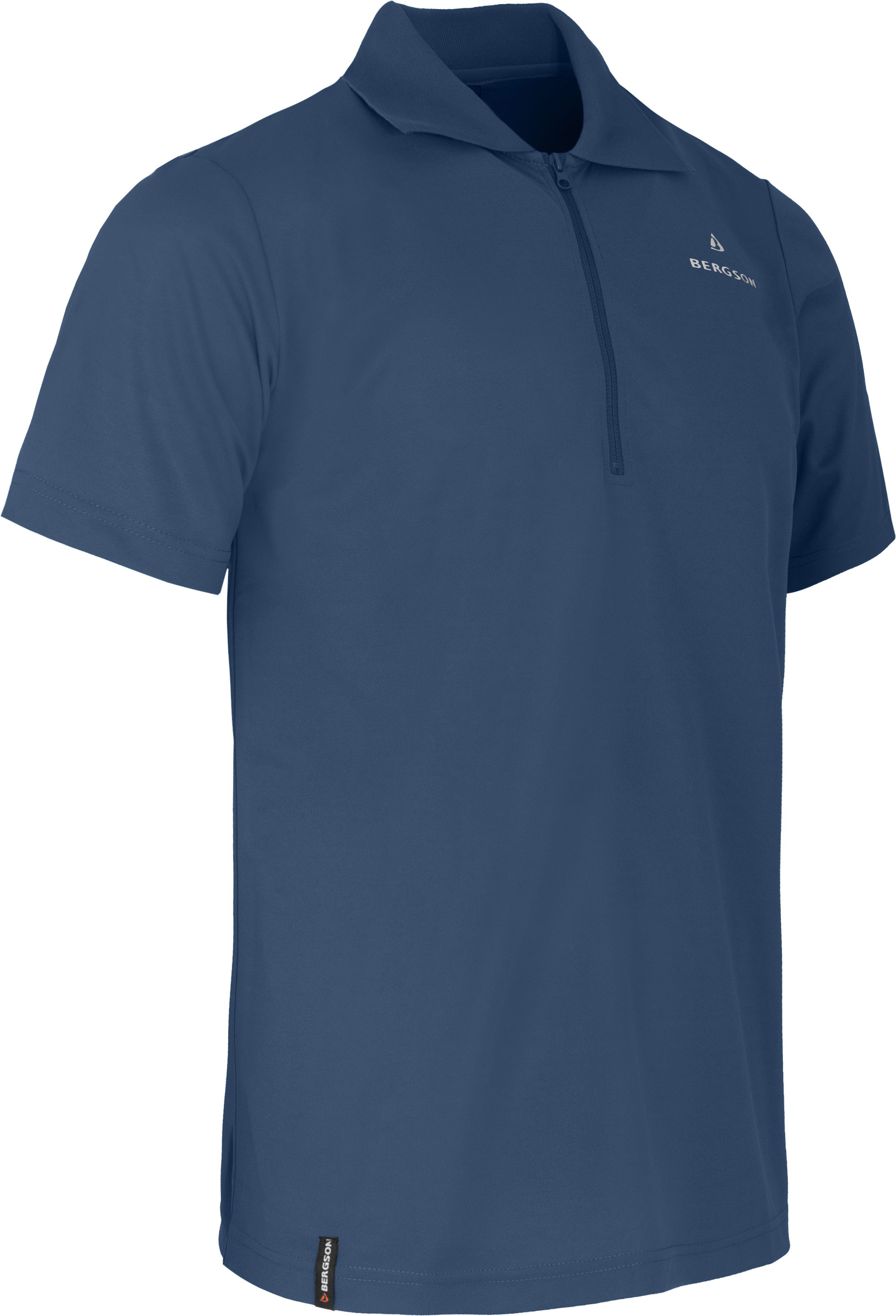 Bergson T-Shirt DIRK Herren Polo-Shirt, Reißverschluss, günstig online kaufen