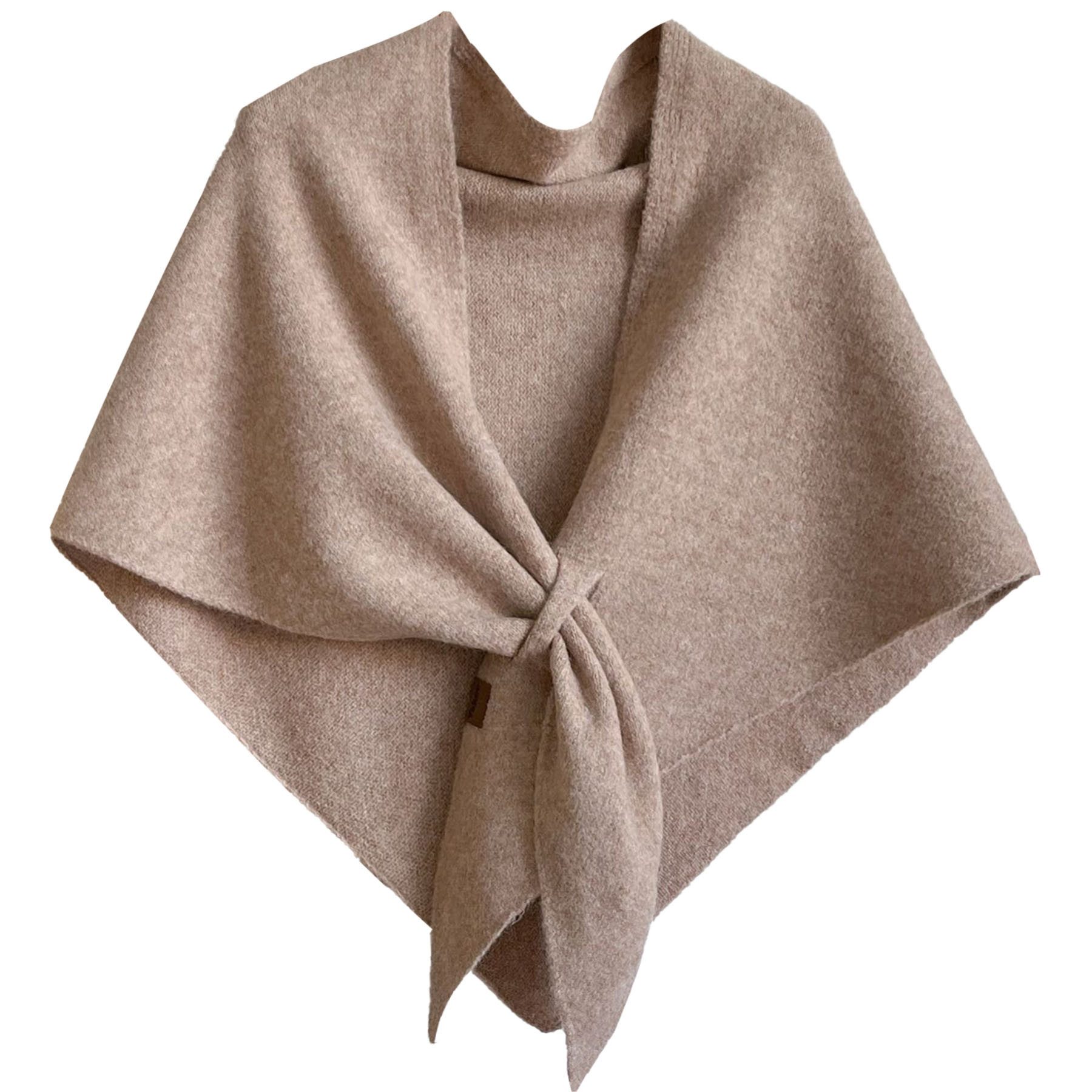 Mutig Dreieckstuch Damen Dreieckstuch aus 100% Kaschmirimitat, Schal, Poncho, Stola, (185 × 75 cm, Kaschmirgefühl ultrweich warm und atmungsaktiv, Elegantes Dreieckstuch mit Schlaufenverschluss für Damen), Ideales Geschenk für Damen zu Weihnachten, Erntedankfest oder Neujahr
