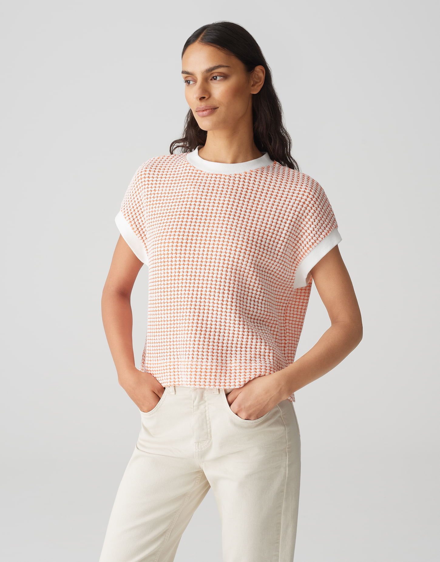 OPUS Kurzarmshirt Shirt GUTON Boxy Fit günstig online kaufen