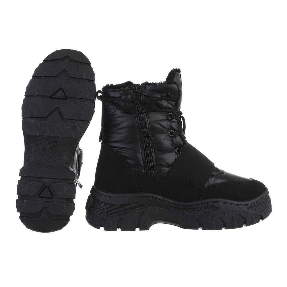 Ital-Design Damen Snowboots Freizeit Snowboots (77486160) Flach Plateaustie günstig online kaufen