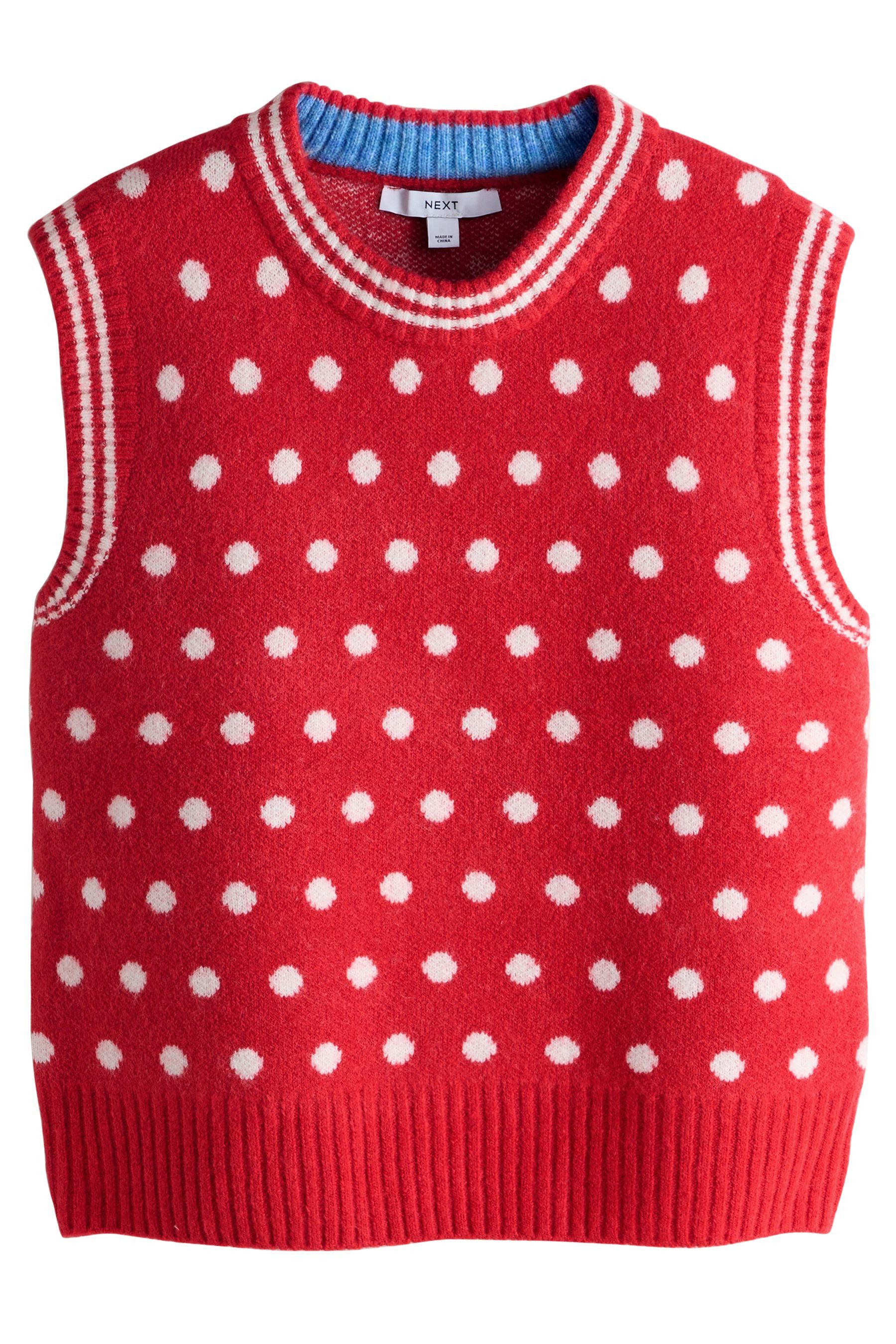 Next Pullunder Gemustertes Rundhals-Tanktop aus Strick (1-tlg) günstig online kaufen