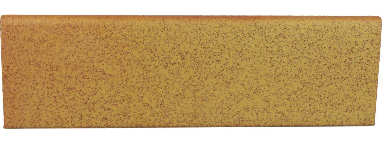 Ammonit Keramik Bodenfliese Sockel Spaltplatte 7,2 x 24 cm herbstfarben, Steinzeug, Rot