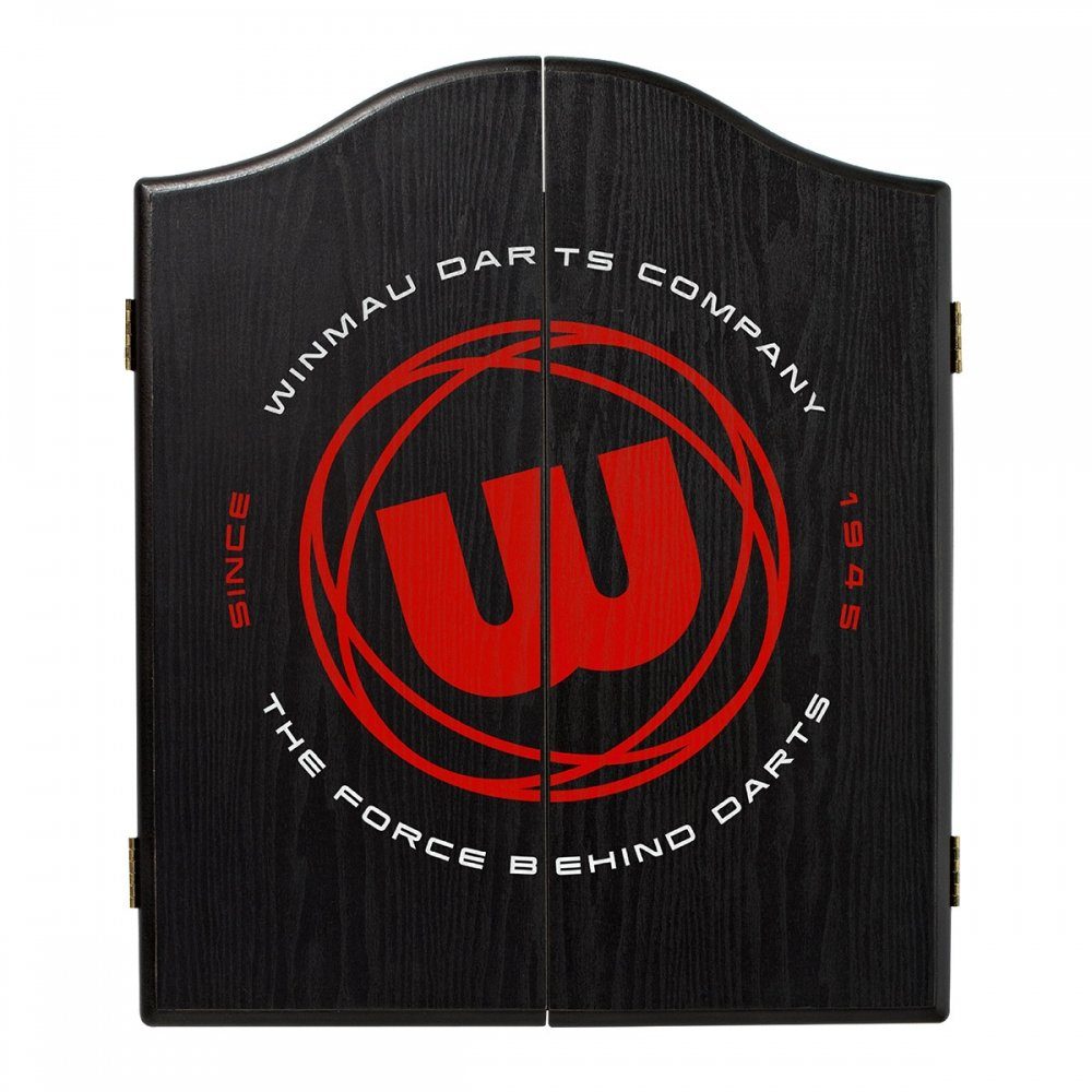 Türen Dartscheibe mit Logo Rund, (Packung), Winmau Magnetverschluss Cabinet