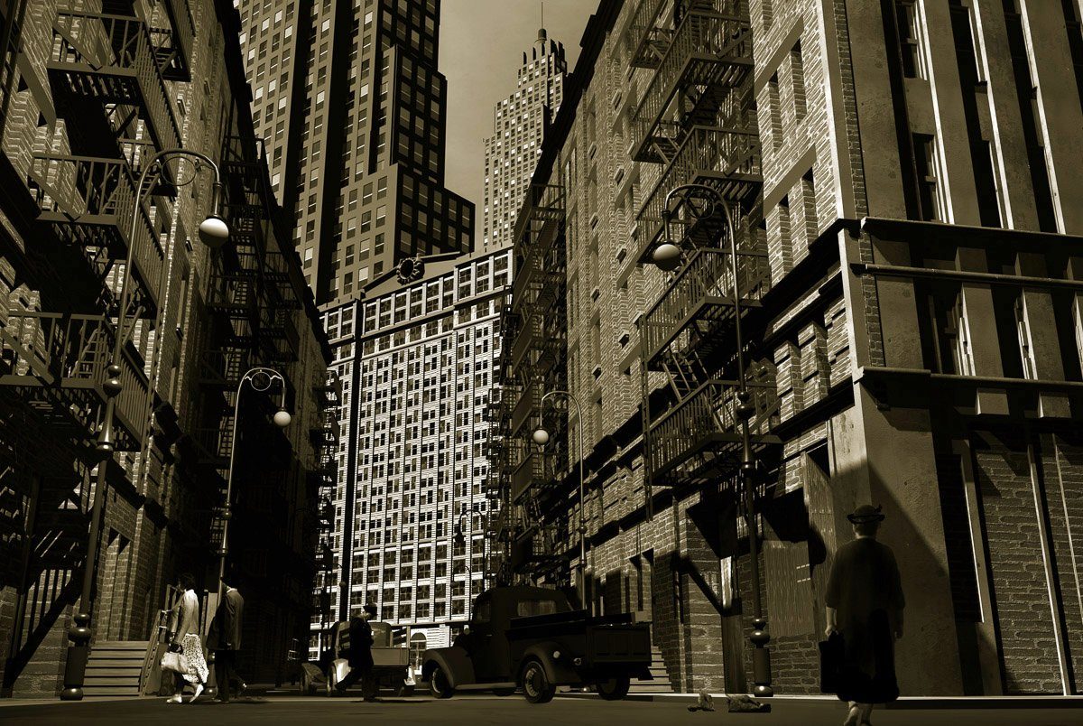 Fototapete New & York Schwarz Weiß Papermoon